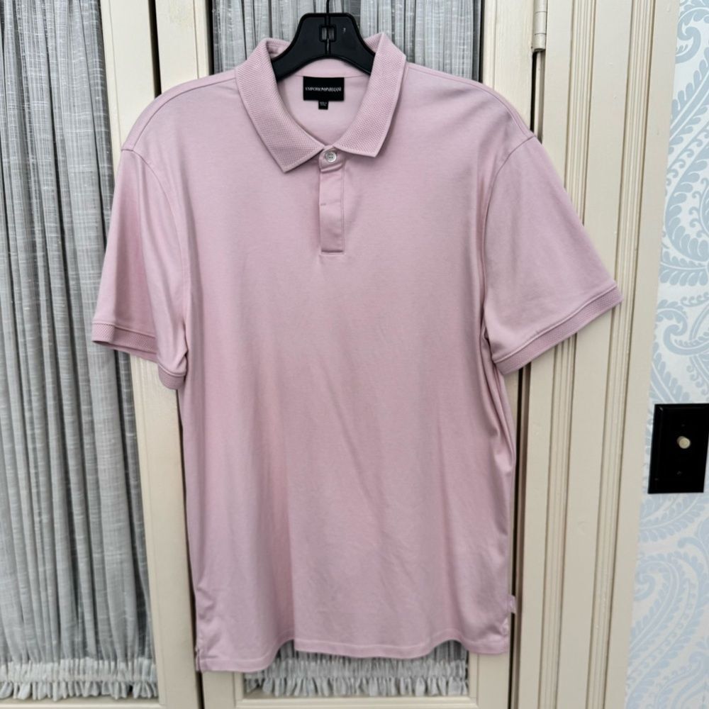 Emporio Armani Pink polo shirt
